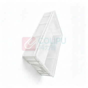 OIMG 平口零件盒加厚长方形塑料盒 7#箱 650*400*145MM (白色)