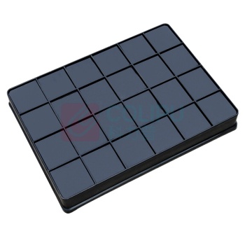 齐鲁安然 塑料零件盒 4#方盘 315*230*40MM (黑色)
