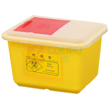 海斯迪克 HYSTIC 方形利器盒 gnjz-1242 方形利器盒5L (黄色) (10个)