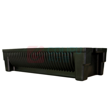 海斯迪克 HYSTIC 静电SMT料盘盒 HKW-72 中号450*190*110mm (黑色)