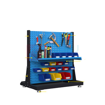 尔迈 工具架 EM-GJJ-10 双面2层固定款 960×610×990mm (蓝色)