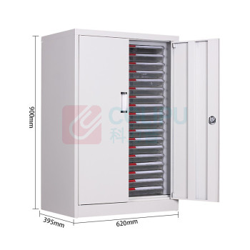 罗德力 零件整理柜 ZD7612 36抽带门小盒