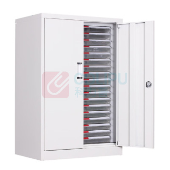 罗德力 零件整理柜 ZD7612 36抽带门小盒