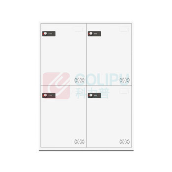 罗德力 钢制储物柜密码锁四门 LDL-1017