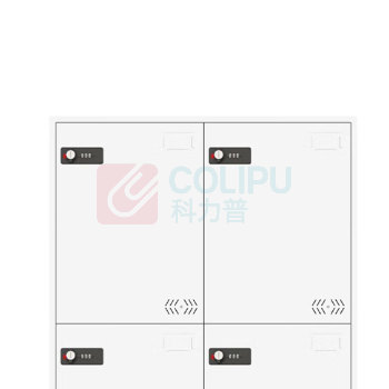 罗德力 钢制储物柜密码锁四门 LDL-1017