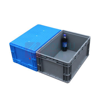 震迪 物流箱工业仓储塑料箱车间物料周转框胶箱 600*400*280