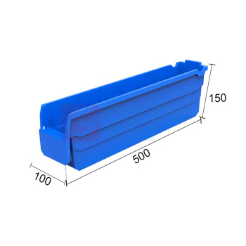 力王 零件盒 500×100×150mm 功能耐低温 抗高温 承载能力强外尺寸500×100×150mm 容量448×64×143mm 层数一层承重 不带盖子 无提手