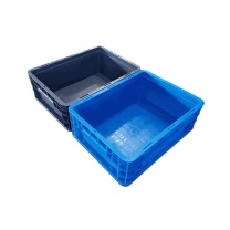 如顺 塑料收纳盒 外径400x300x147mm (蓝色)