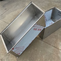 力王 分隔式零件盒 L500×B350×H200mm 不锈钢