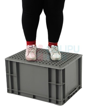 OIMG PP塑料物流箱收纳零件盒 1000*400*280mm 不带盖子 100000ml