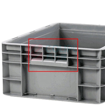 OIMG PP塑料物流箱收纳零件盒 1000*400*280mm 不带盖子 100000ml