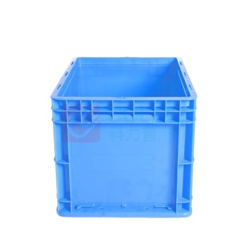 欧曼 周转箱物流箱塑料箱EU箱 400*300*280MM 不含盖 (蓝色)