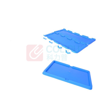 欧曼 周转箱物流箱塑料箱EU箱 400*300*280MM 不含盖 (蓝色)