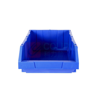 力王 货架零件盒加厚组合塑料斜口零件盒 PK024 600*400*220 (蓝色)