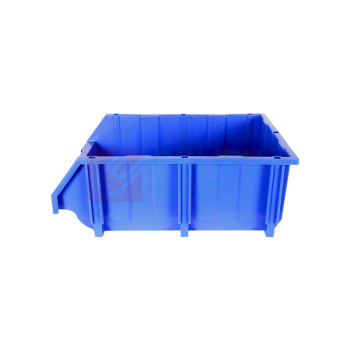 力王 货架零件盒加厚组合塑料斜口零件盒 PK024 600*400*220 (蓝色)