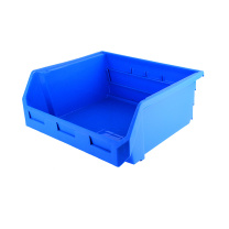 力王 加厚组合塑料斜口零件盒 HSB250 -PK374218 419*373*178 (蓝色)