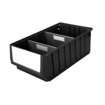 力王 防静电螺丝盒 PK4214防静电 400*234*140 (蓝色) 分隔式零件盒