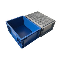 英达斯贝克 塑料周转箱 EU4312灰 400×300×120mm (灰)