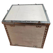 番鑫工贸 导流器用转运包装箱 330*330*250mm 钢带木箱+珍珠棉