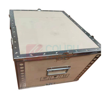 番鑫工贸 导流器用转运包装箱 330*330*250mm 钢带木箱+珍珠棉
