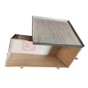 番鑫工贸 导流器用转运包装箱 330*330*250mm 钢带木箱+珍珠棉