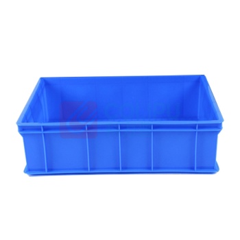 罗德力 加厚塑料物料配件周转筐 K3# 520*350*210mm (蓝色)