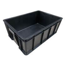 优企 仓储运输折叠箱 HT26227-8 380*245*100mm (黑色)