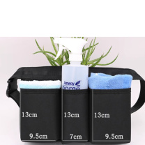 自如先生 涤纶多功能工具腰包 长90cm 宽25cm (黑灰色)