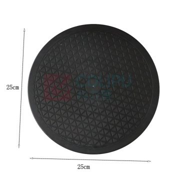 上柯 塑料打包转盘封箱旋转转盘展示架底座 W1372 防滑直径25cm  偏远运费另议