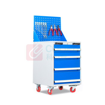 上柯 车间工具车多功能五金工具柜 WY360 4抽工具柜带轮  偏远运费另议