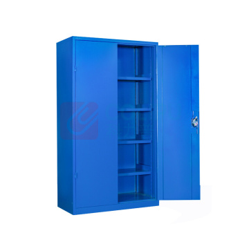 上柯 加厚铁皮工具柜 WY371 蓝色通门(内4板)工具柜
