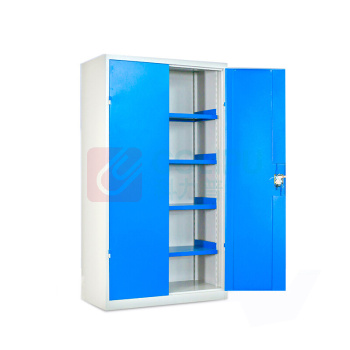 上柯 加厚铁皮工具柜 WY373 灰蓝通门(内4板)工具柜