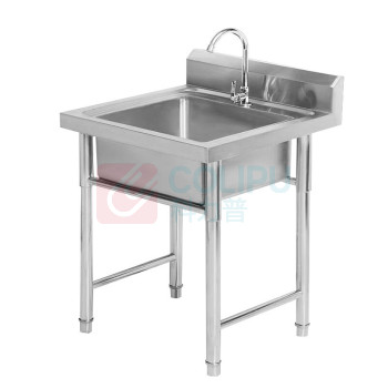 上柯 特厚不锈钢水池水槽 WY603 长100cm宽50c高80cm双槽  偏远运费另议