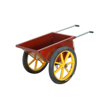 罗德力 加厚水泥翻斗车 中号 2.0厚斗子+耐磨充气轮 (红色)