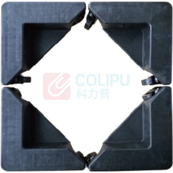 虎力 100Kg(单个载重量) B型铝制角向家俱搬运器(套件 每套四个) AR100B 承载面高度15mm 尼龙轮