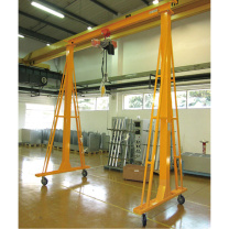 虎力 1000kg固定式龙门吊 MD-2550-10 离地净高5000mm非组装形式发送 客户自行安装跨距2500mm