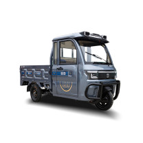 金彭 揽胜160 顶灯款 电动三轮车 通用半篷半封闭带棚电瓶车 (1600x1100mm) 1500W,72V52A铅酸