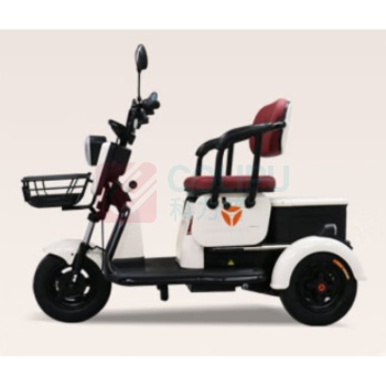 雅迪 新国标电动三轮车 K2C 48V20A铅酸电池 (智利红) 老人代步接送孩子载人拉货推拉座强动力续航