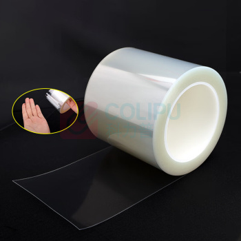 德意 DE&E oca 光学AB双面胶超透明强弱粘性手机电脑屏幕电器显示器用耐温无痕加厚夹心不干胶 透明 20mm宽*20米长