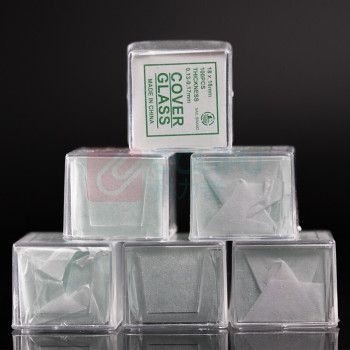 海斯迪克 HYSTIC 显微镜用盖玻片 帆船盖玻片 HKQS-166 100017925278 18*18mm(10盒)