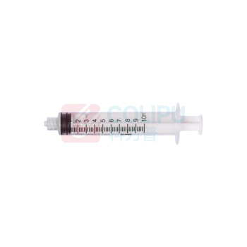 优企 螺口一次性注射器10ml毫升螺旋口针筒 不带针头 HT251209-1 每包100支