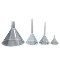 安赛瑞 塑料漏斗透明三角漏斗分液漏斗实验室液体分装工具直径50mm 600033 (5个装)