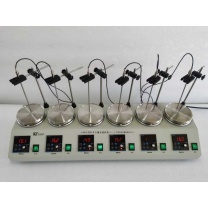 科析 六联数显恒温磁力搅拌器 HJ-6A