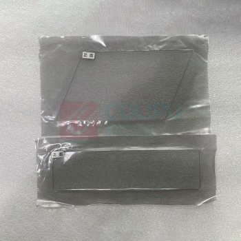 罗德力 屏蔽玻璃 100目 长宽厚245×65×2mm 四边预留20mm编织网