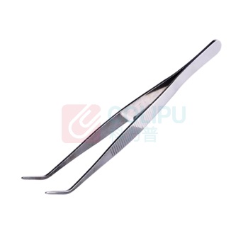 LABSHARK 弯尖头镊 30cm