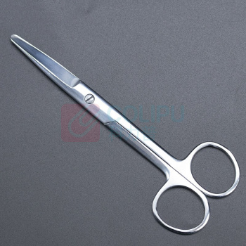 海斯迪克 HYSTIC 实验室用剪刀 不锈钢手术剪刀 HKQS-209 100018486988 直圆14cm