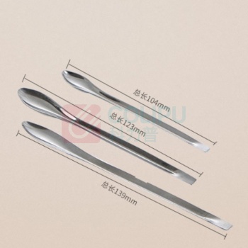 LABSHARK 不锈钢3*1实验室药勺三支 130301001 10.5cm 12.5cm 14cm 10套/盒-465套起订