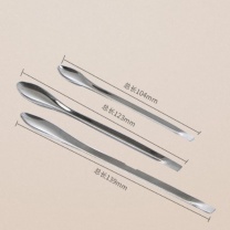 LABSHARK 不锈钢3*1实验室药勺三支 130301001 10.5cm 12.5cm 14cm 10套/盒-465套起订