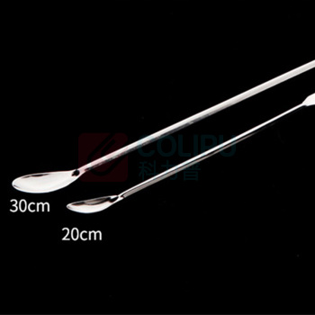 垒固 单头不锈钢药匙 W-003603 18cm