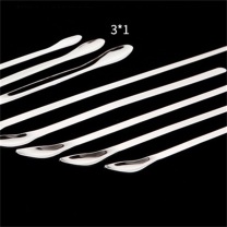 垒固 单头不锈钢药匙 W-003606 25cm